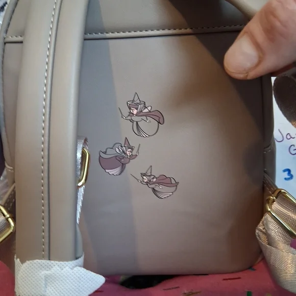 Loungefly Sleeping Beauty Mini Backpack New With Tags Disney Maleficent - Picture 6 of 8